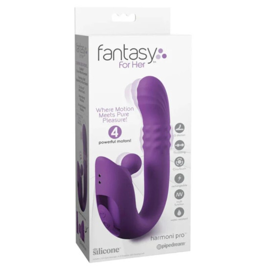 Harmoni Pro Purple Vibrador Rabit para Punto G y Clítoris