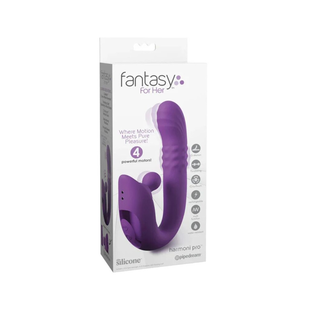 Harmoni Pro Purple Vibrador Rabit para Punto G y Clítoris