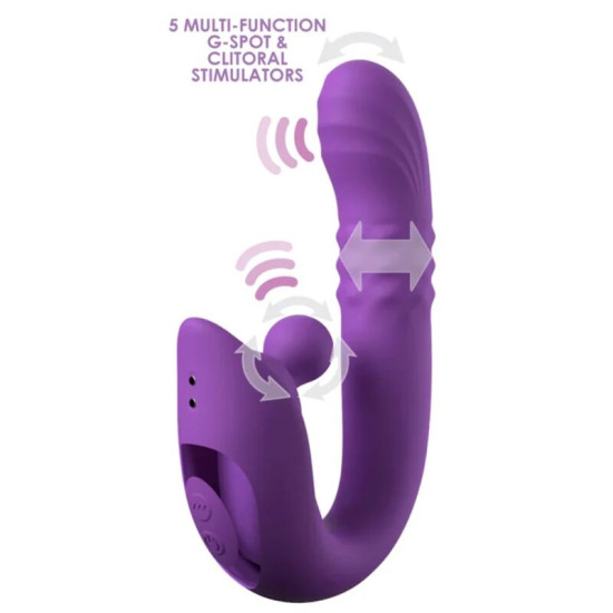 Harmoni Pro Purple Vibrador Rabit para Punto G y Clítoris