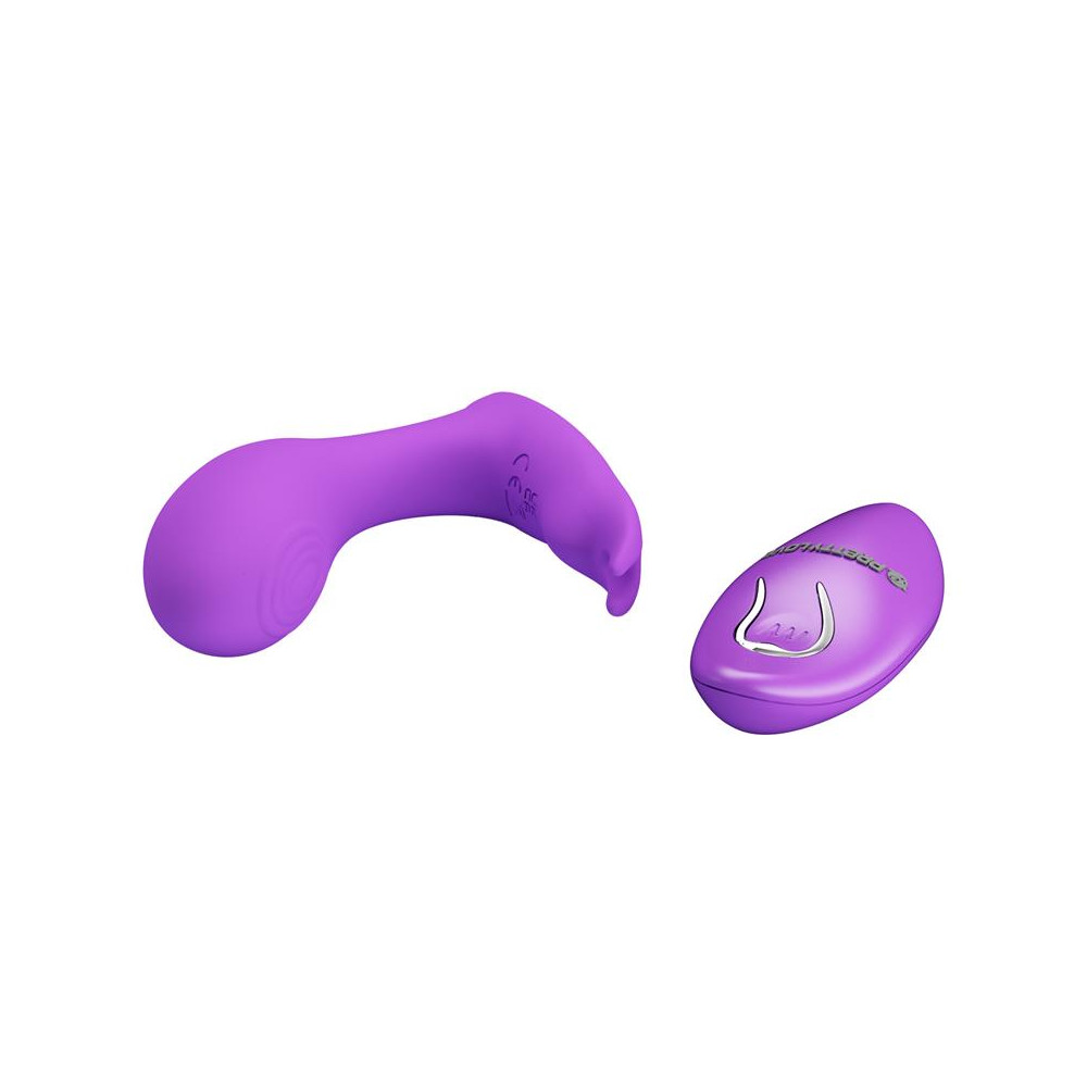 Idabelle Estimulador con Vibración y Pulsación Control Remoto