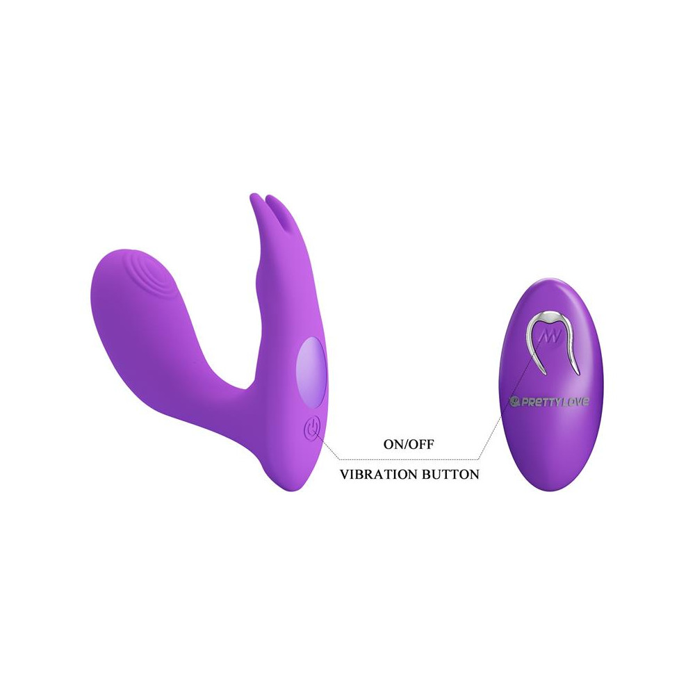 Idabelle Estimulador con Vibración y Pulsación Control Remoto