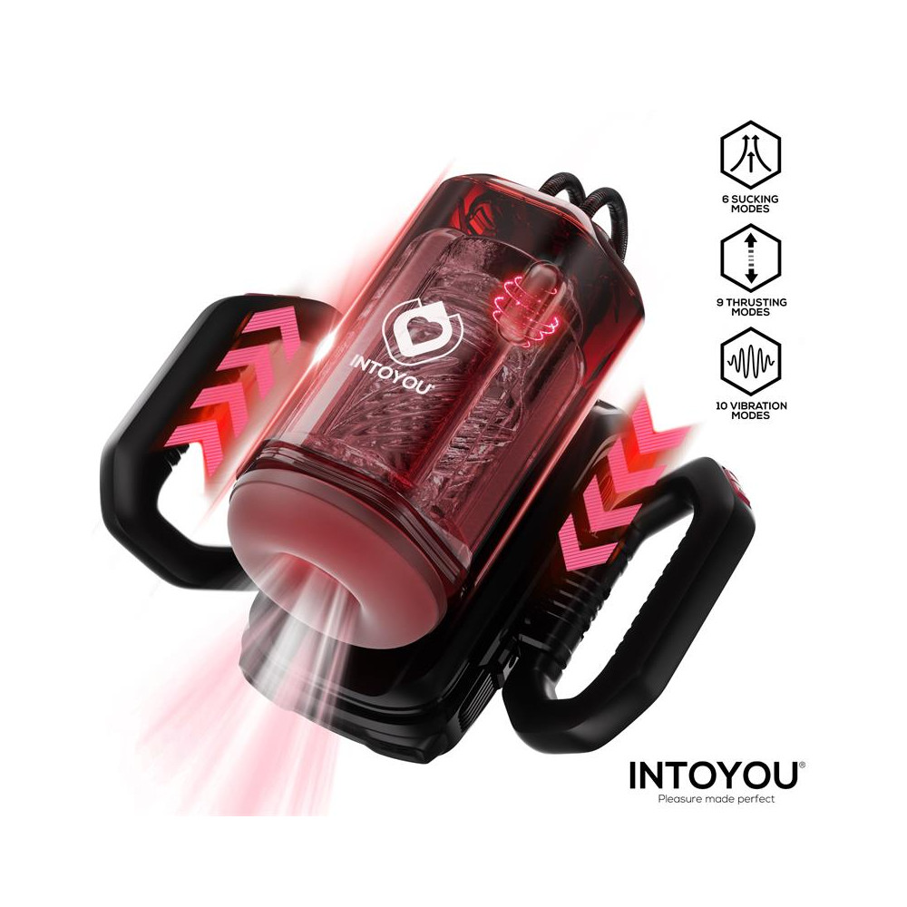 Vexor 3 in 1 Masturbador Masculino Succion, Empuje y Vibración USB-C