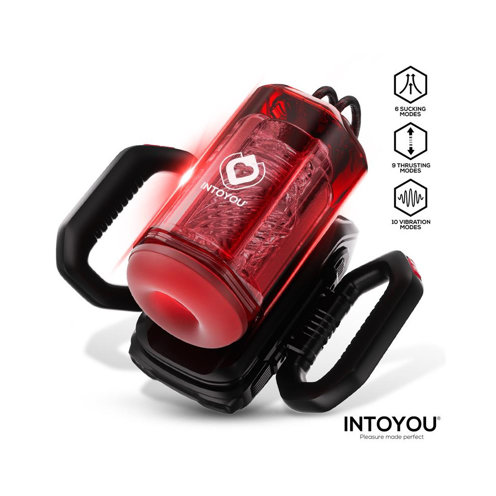 Vexor 3 in 1 Masturbador Masculino Succion, Empuje y Vibración USB-C