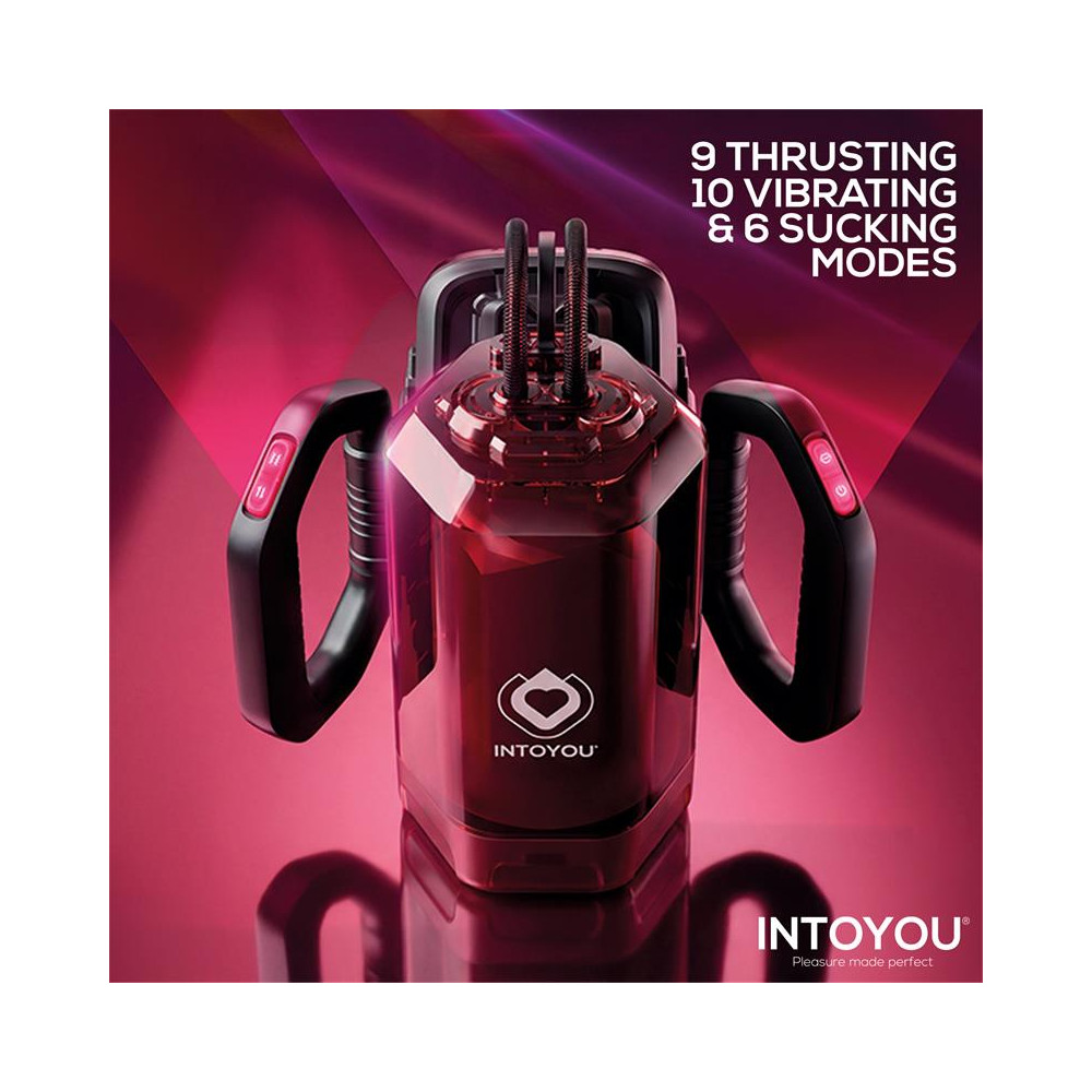 Vexor 3 in 1 Masturbador Masculino Succion, Empuje y Vibración USB-C