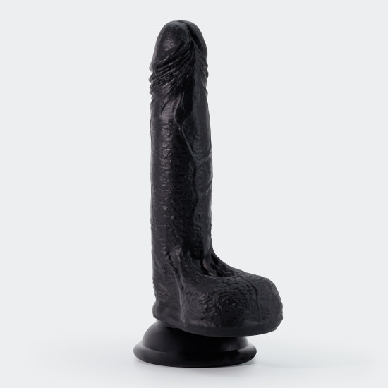 Inviktus Dildo Silicona Líquida Negro 7"