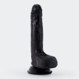Inviktus Dildo Silicona Líquida Negro 7"
