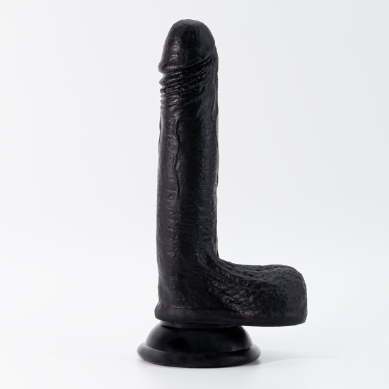 Inviktus Dildo Silicona Líquida Negro 7"