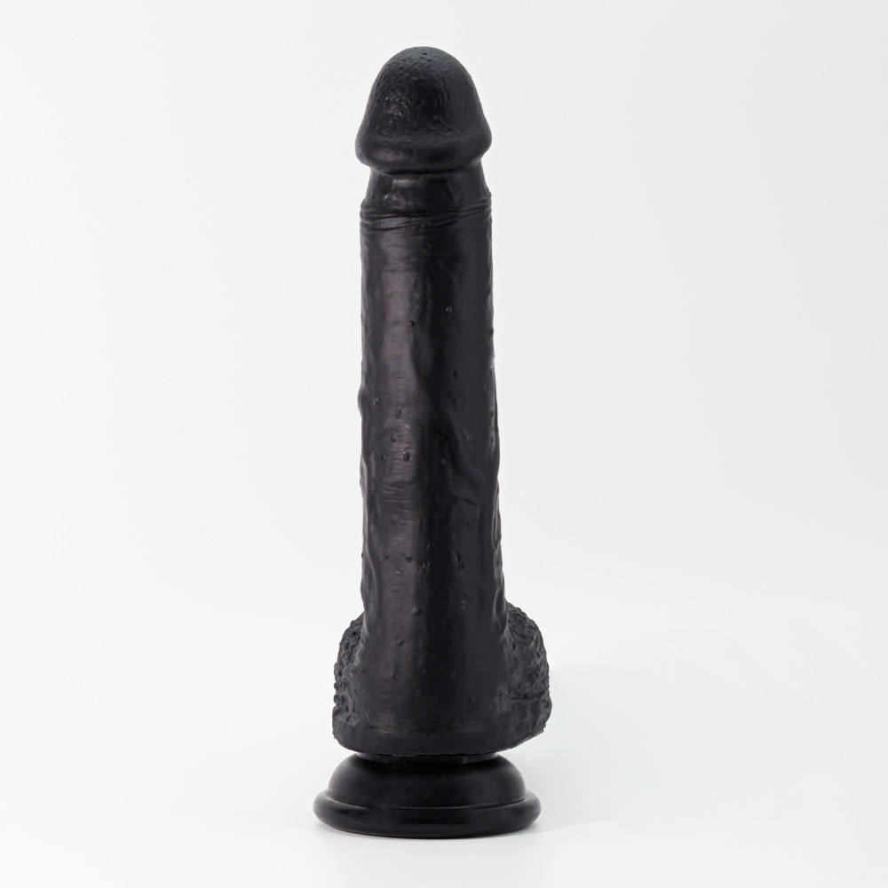 Inviktus Dildo Silicona Líquida Negro 8"