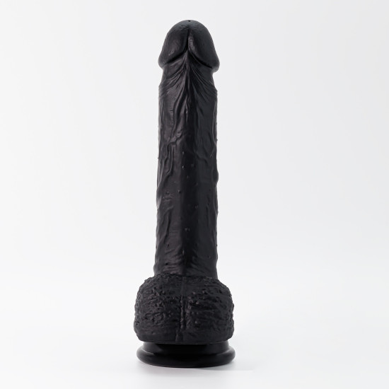 Inviktus Dildo Silicona Líquida Negro 8"