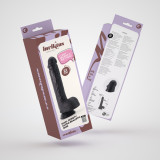Inviktus Dildo Silicona Líquida Negro 8"