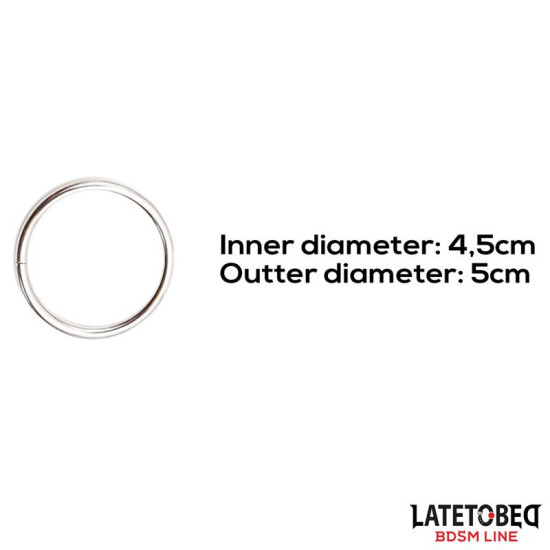 Anillo de Metal Diám. int. 4 cm Diám. ext. 4.8 cm