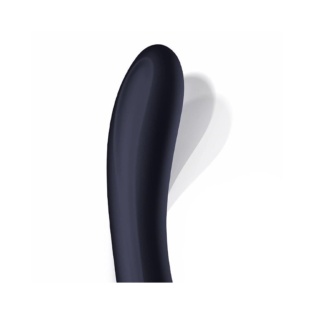 Darkspace Vibrador con Lenguas Rotadora y Movimiento Finger Azul