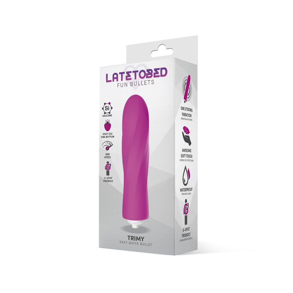 Trimy Bala Vibradora Easy Quick Silicona Rosa