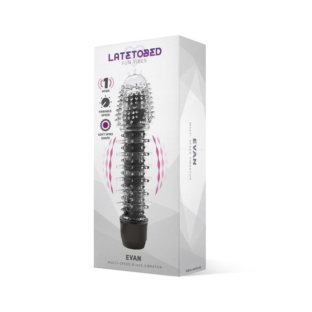 Evan Vibrador Multi Velocidad Negro