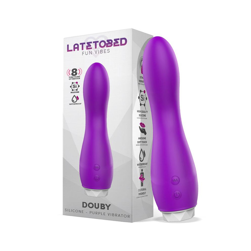 Douby Vibrador Silicona Púrpura