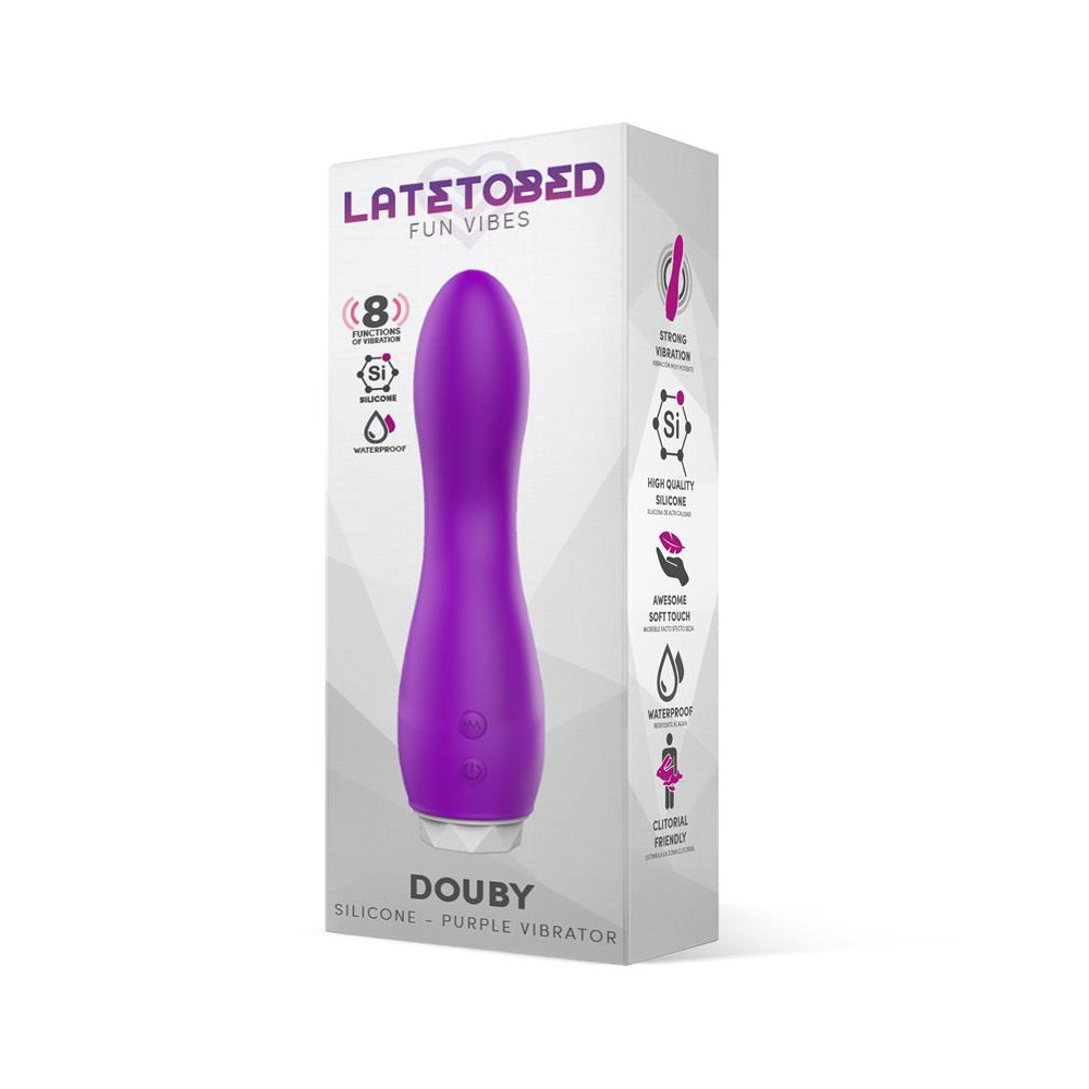 Douby Vibrador Silicona Púrpura