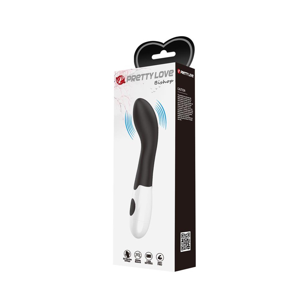 Vibrador Bishop 30 funciones Negro