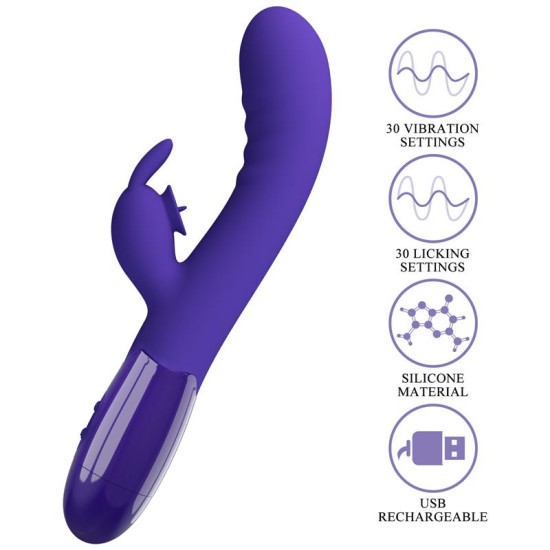 Cerberus Youth Vibrador con Lengua Azul