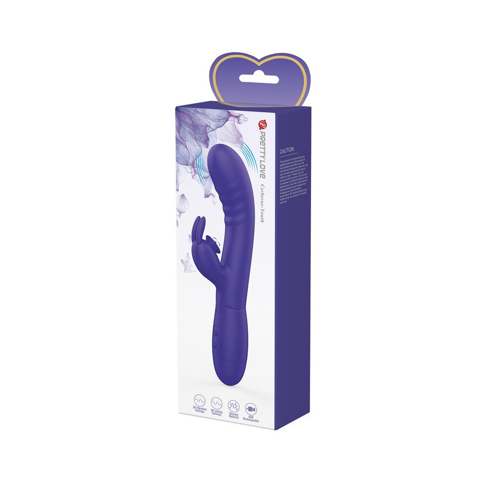 Cerberus Youth Vibrador con Lengua Azul