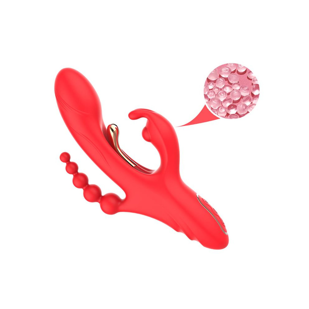 Vibrador Tickler con Cadena Anal