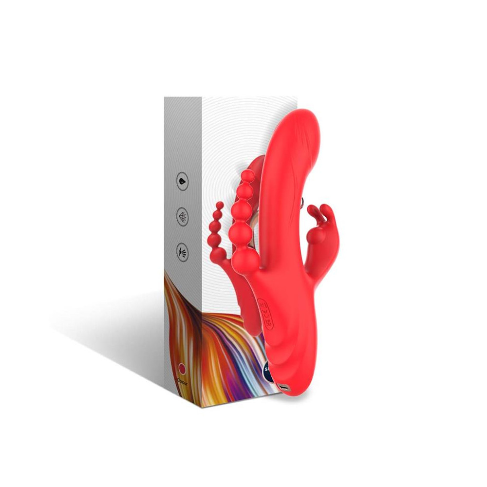 Vibrador Tickler con Cadena Anal