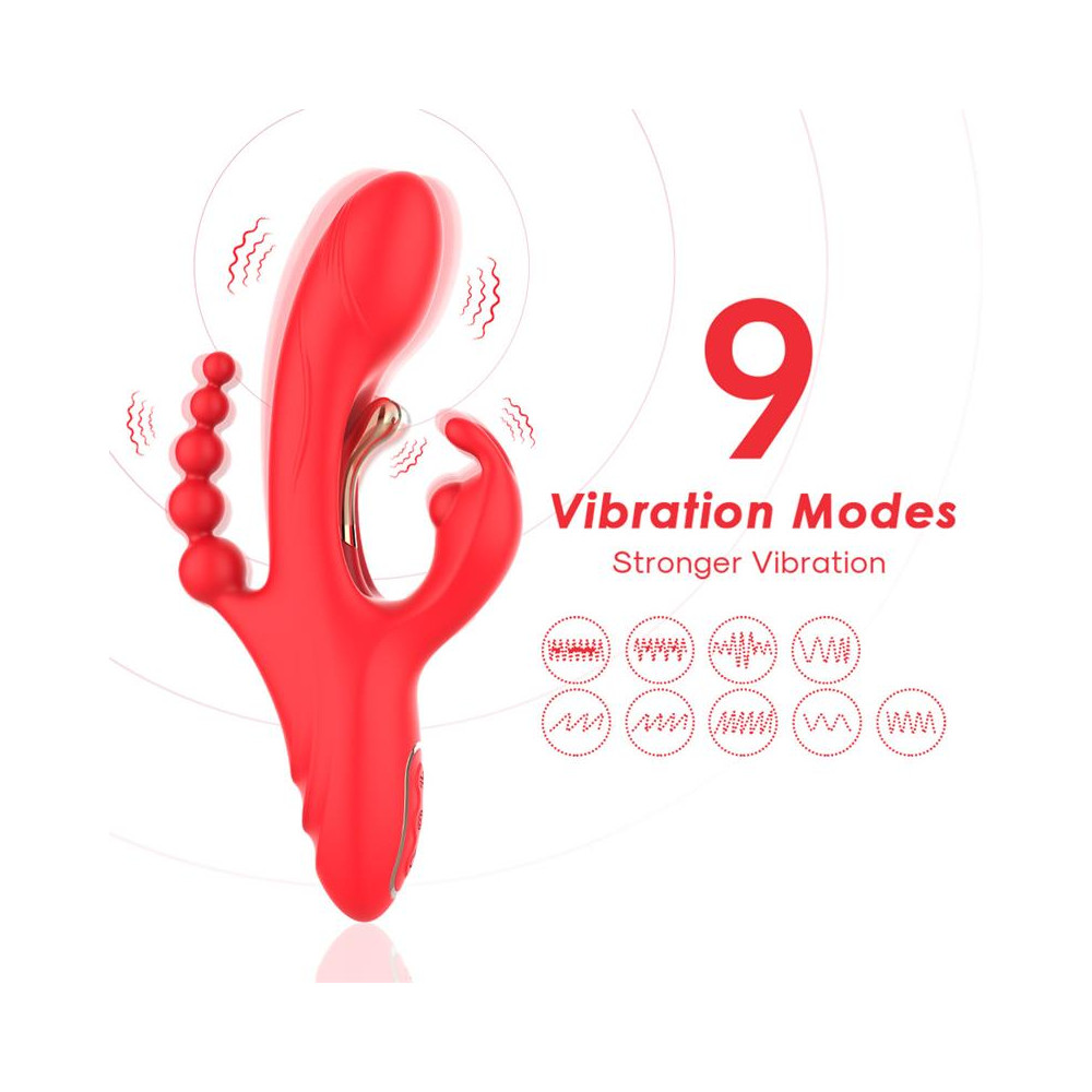 Vibrador Tickler con Cadena Anal