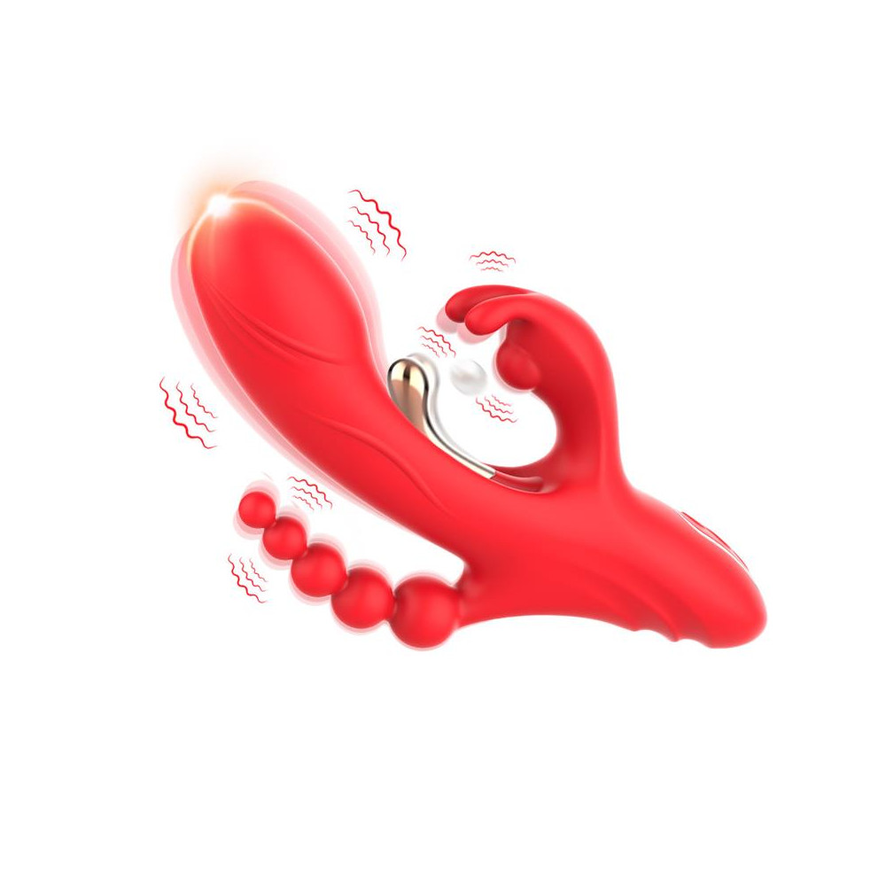 Vibrador Tickler con Cadena Anal