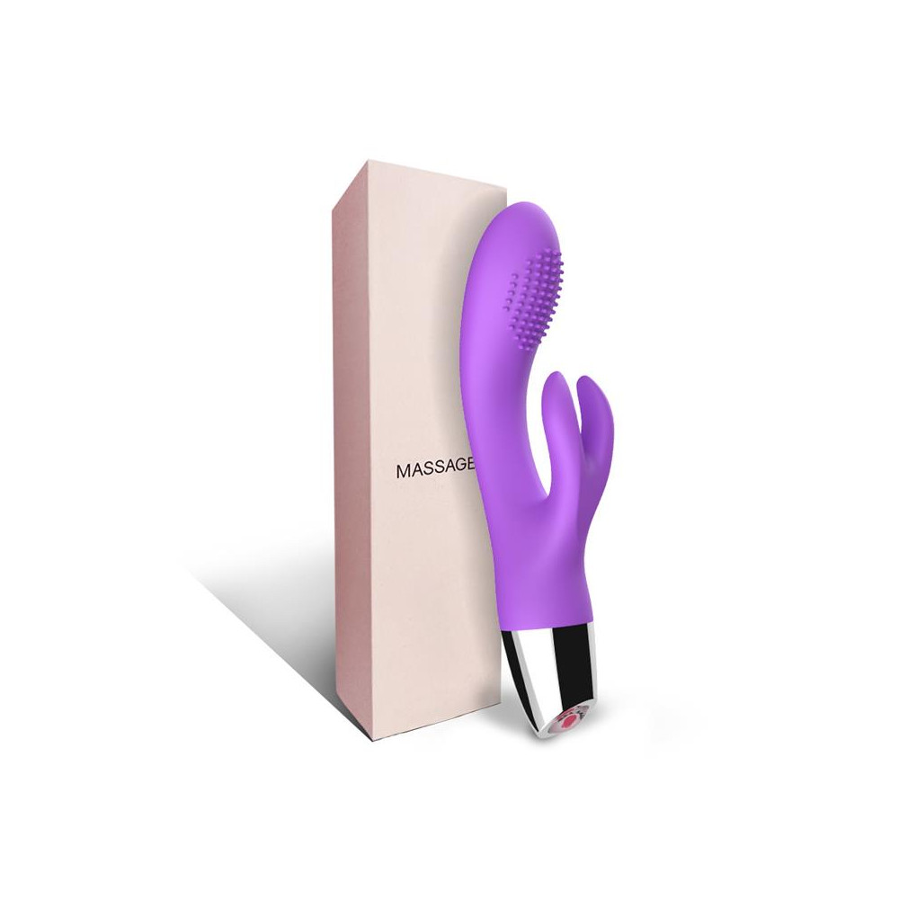  Vibrador Conejito Flexible Púrpura
