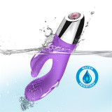  Vibrador Conejito Flexible Púrpura