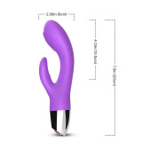  Vibrador Conejito Flexible Púrpura