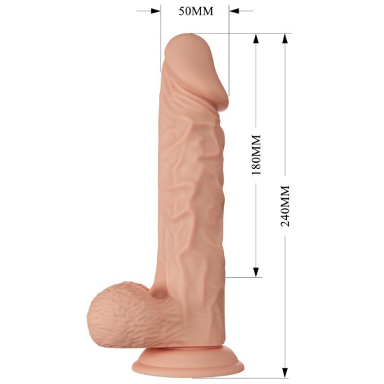Vibrador Realista 9.4" Control Remoto