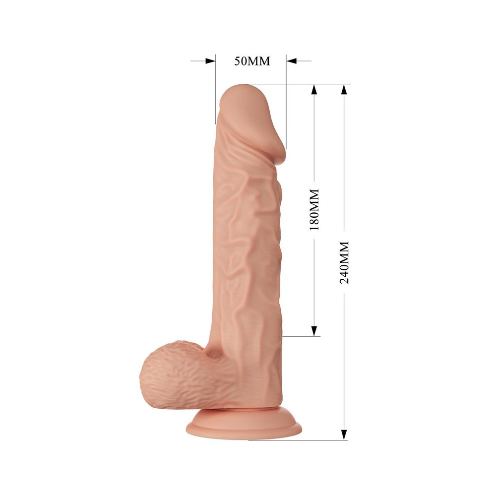 Vibrador Realista 9.4" Control Remoto