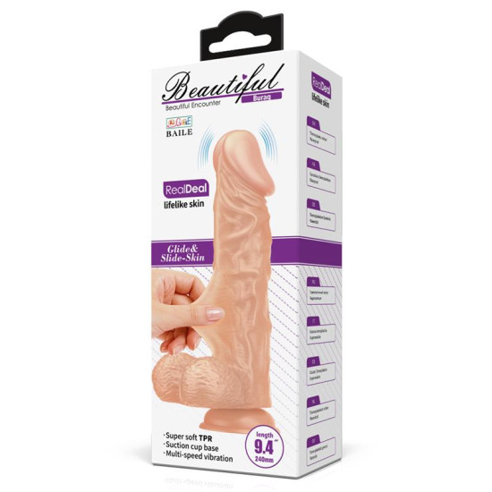 Vibrador Realista 9.4" Control Remoto
