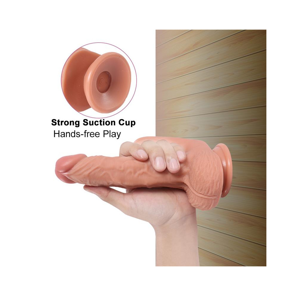 Haydon Dildo con 20 Modos de Vibración y Estimulador de Clítoris