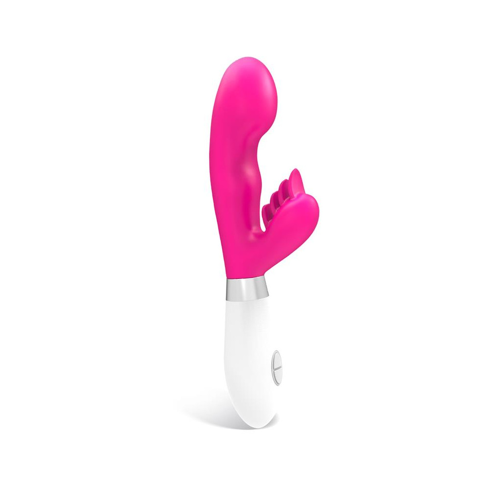 Sliper Vibrador Conejito Silicona Rosa