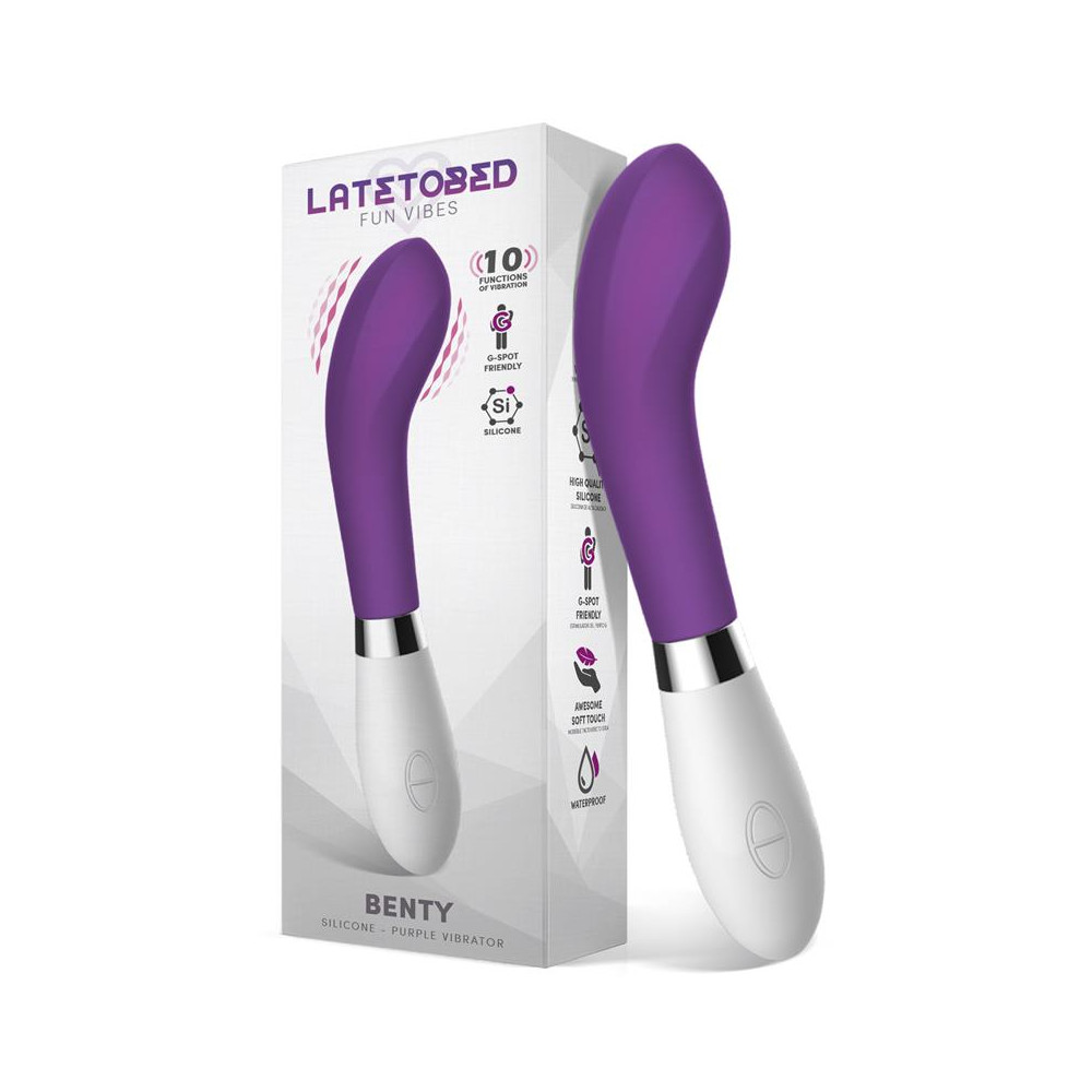 Benty Vibrador Silicona Púrpura