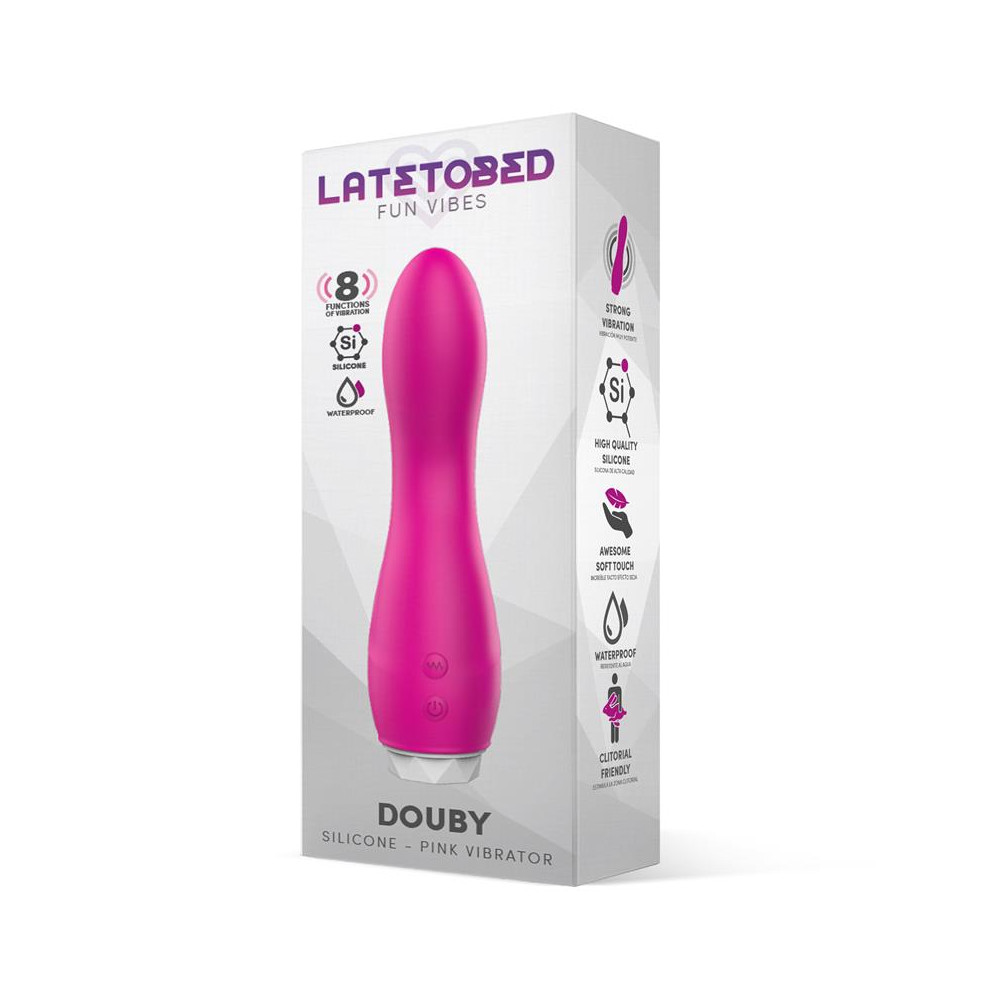 Douby Vibrador Silicona Rosa