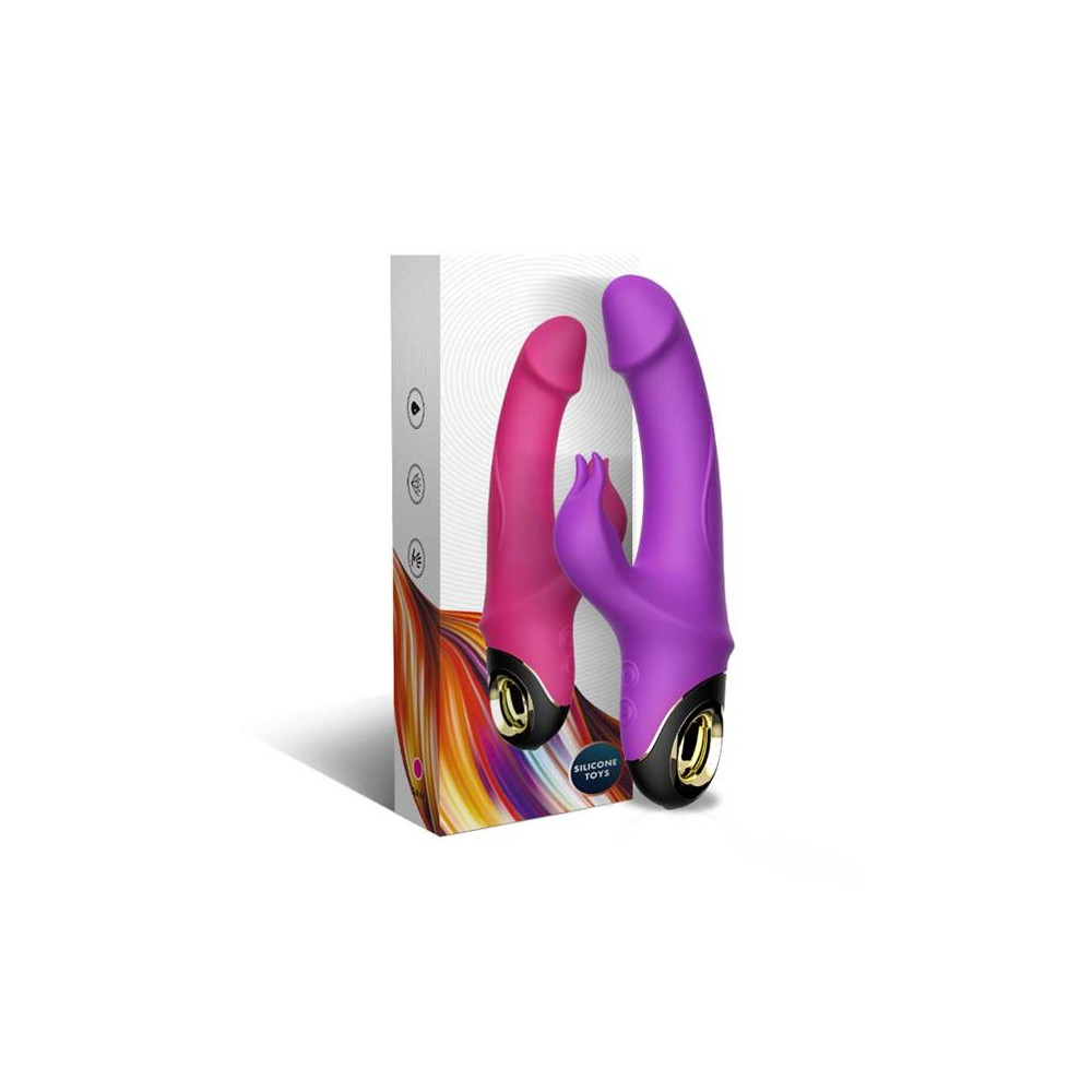 Vibrador con Rotación 360º Purpura