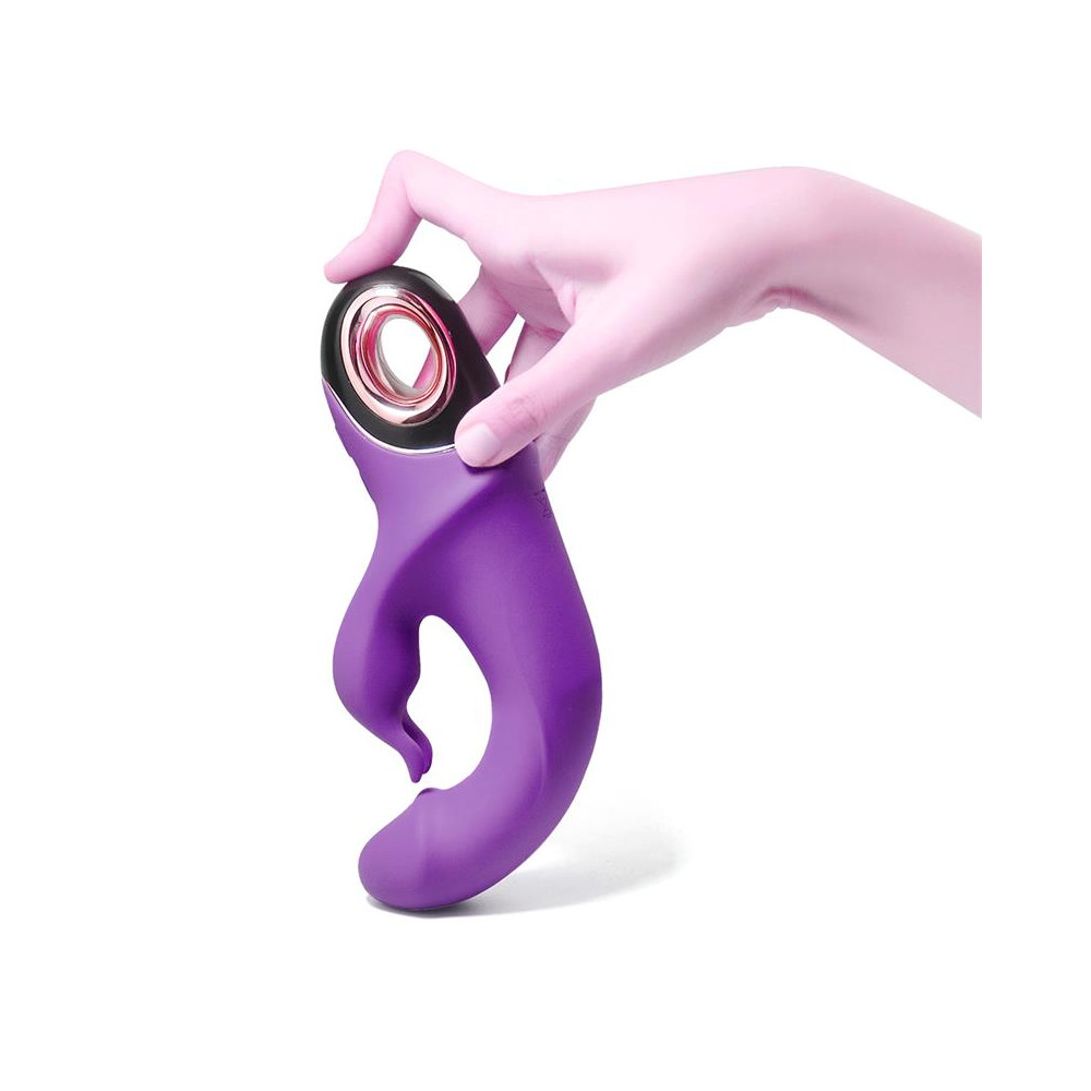 Vibrador con Rotación 360º Purpura