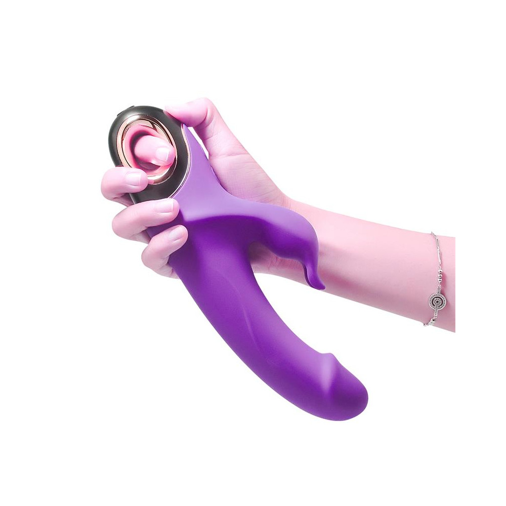 Vibrador con Rotación 360º Purpura