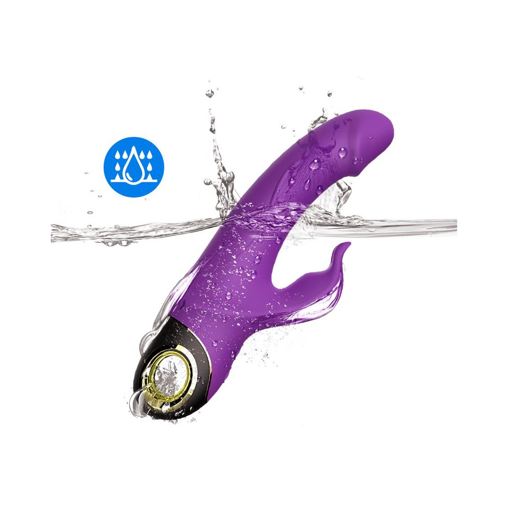 Vibrador con Rotación 360º Purpura