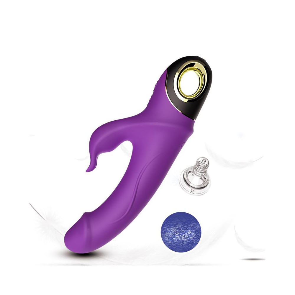 Vibrador con Rotación 360º Purpura