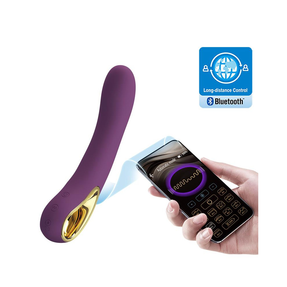 Ethan Vibrador con APP Púrpura