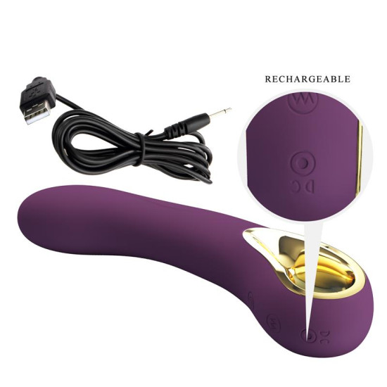 Ethan Vibrador con APP Púrpura