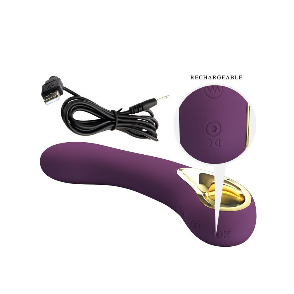 Ethan Vibrador con APP Púrpura