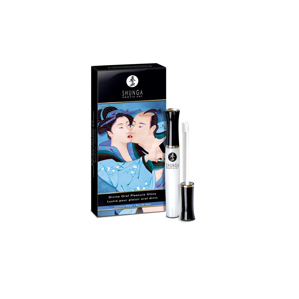 Shunga Gloss para Placer Oral Agua de Coco