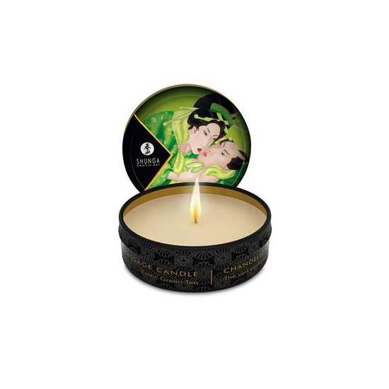 Shunga Mini Vela de Masaje Té Verde