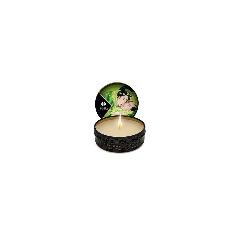 Shunga Mini Vela de Masaje Té Verde