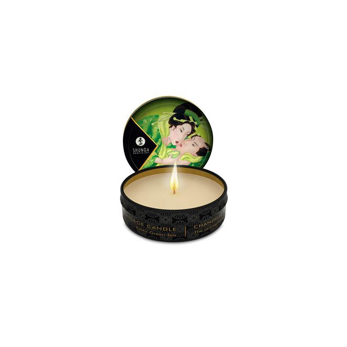 Shunga Mini Vela de Masaje Té Verde