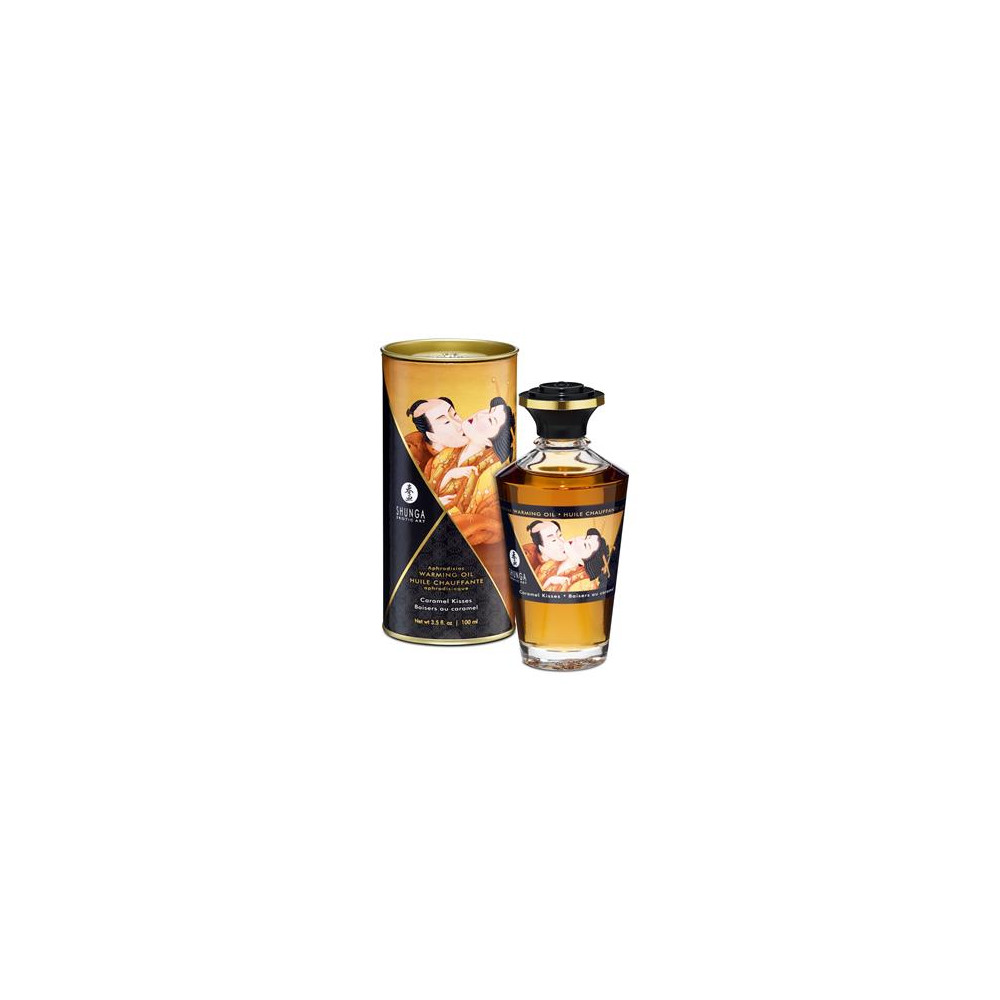 Aceite de Masaje Efecto Calor Aroma a Caramelo Shunga